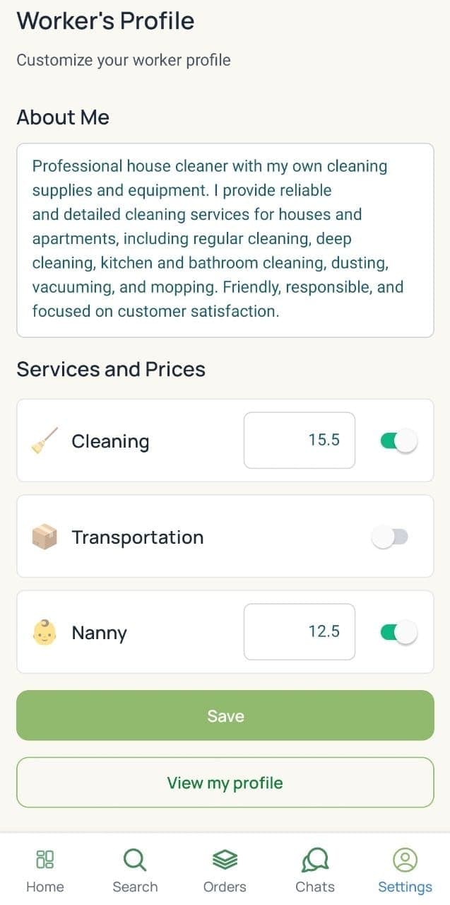 App preview